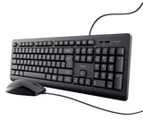 Trust Tkm-250 - Tastatur-Und-Raton-Set - De - Schwarz