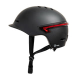 Casco Youin Homologado Color Negro Talla L/M Con Leds Y Trasero Con Mando Bluetooth Para Control Intermitente Led
