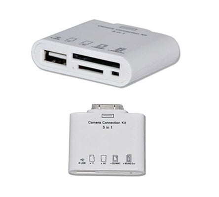 Lector De Tarjetas Externo 3go Kit De Conexión 5+1 Para Iphone/Ipad Sd/Mms/Microsd/Mmc/M2