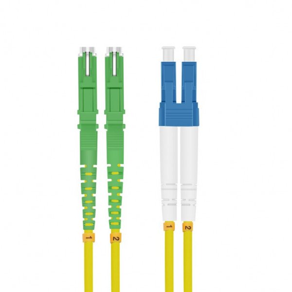 Helos Lwl Cable De Red E2000® Apc (Lsh)/Lc Duplex 9/125?M Os2 Amarillo 1.0m