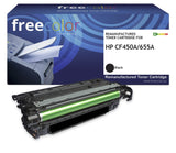 Freecolor Toner Hp 655a Cf450a Negro 12500 Copias Remanufactured