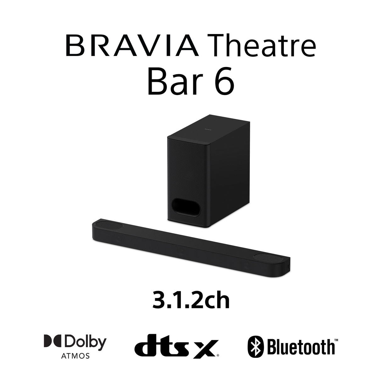 Barra De Sonido Sony Htb600 Bravia Theatre Bar 6 Black De 3.1.2 Canales 350w