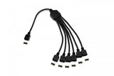 Ek Water Blocks Ek-D-Rgb 6-Fach D-Rgb Splitterkabel Cable Divisor Rgb Negro