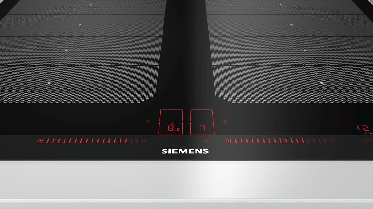 Siemens Ex675lxc1e Hobs Negro, Acero Inoxidable Integrado Con Placa De Inducción 4 Zona(S)