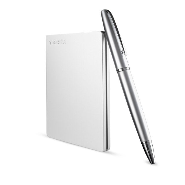 Disco Externo Hdd Toshiba Canvio Slim 2tb Silver