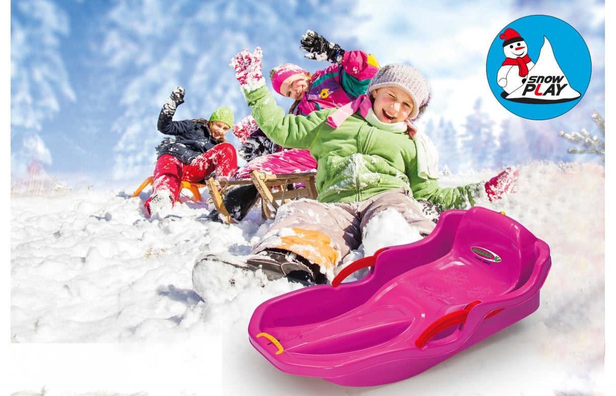 Jamara Snow Play Bob Comfort Con Bremse Rosa 3+