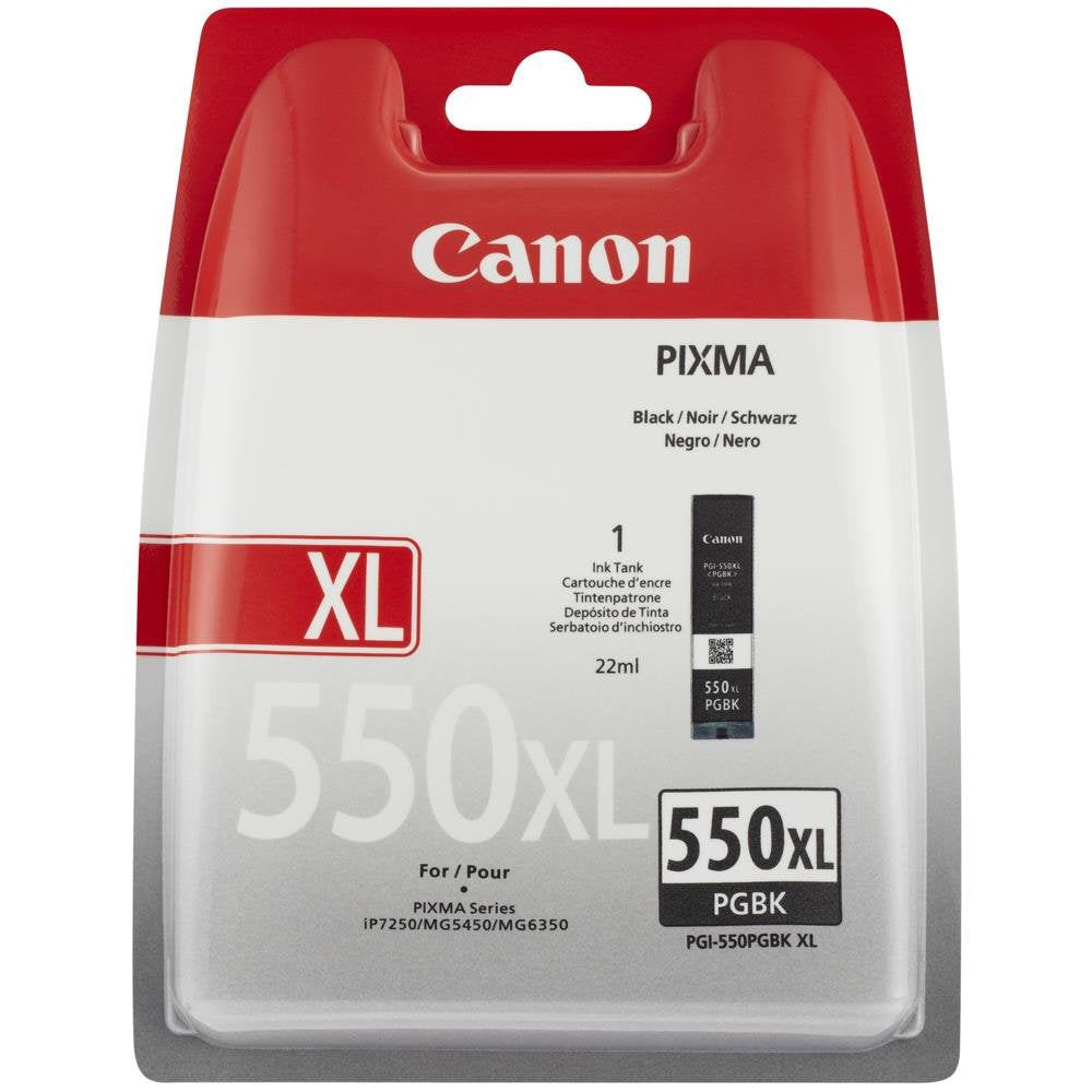 EAN 4054189206049 - Canon PGI-550XL PGBK w/sec cartucho de tinta 1 pieza(s) Original Alto rendimiento (XL) imagen 1