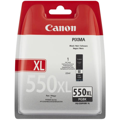 EAN 4054189206049 - Canon PGI-550XL PGBK w/sec cartucho de tinta 1 pieza(s) Original Alto rendimiento (XL) imagen 1