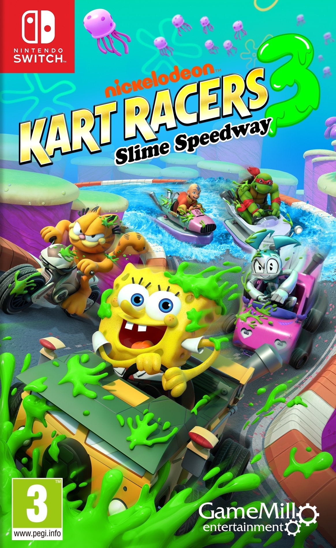 Juego Nickelodeon Kart Racers 3 - Slime Speedway Switch