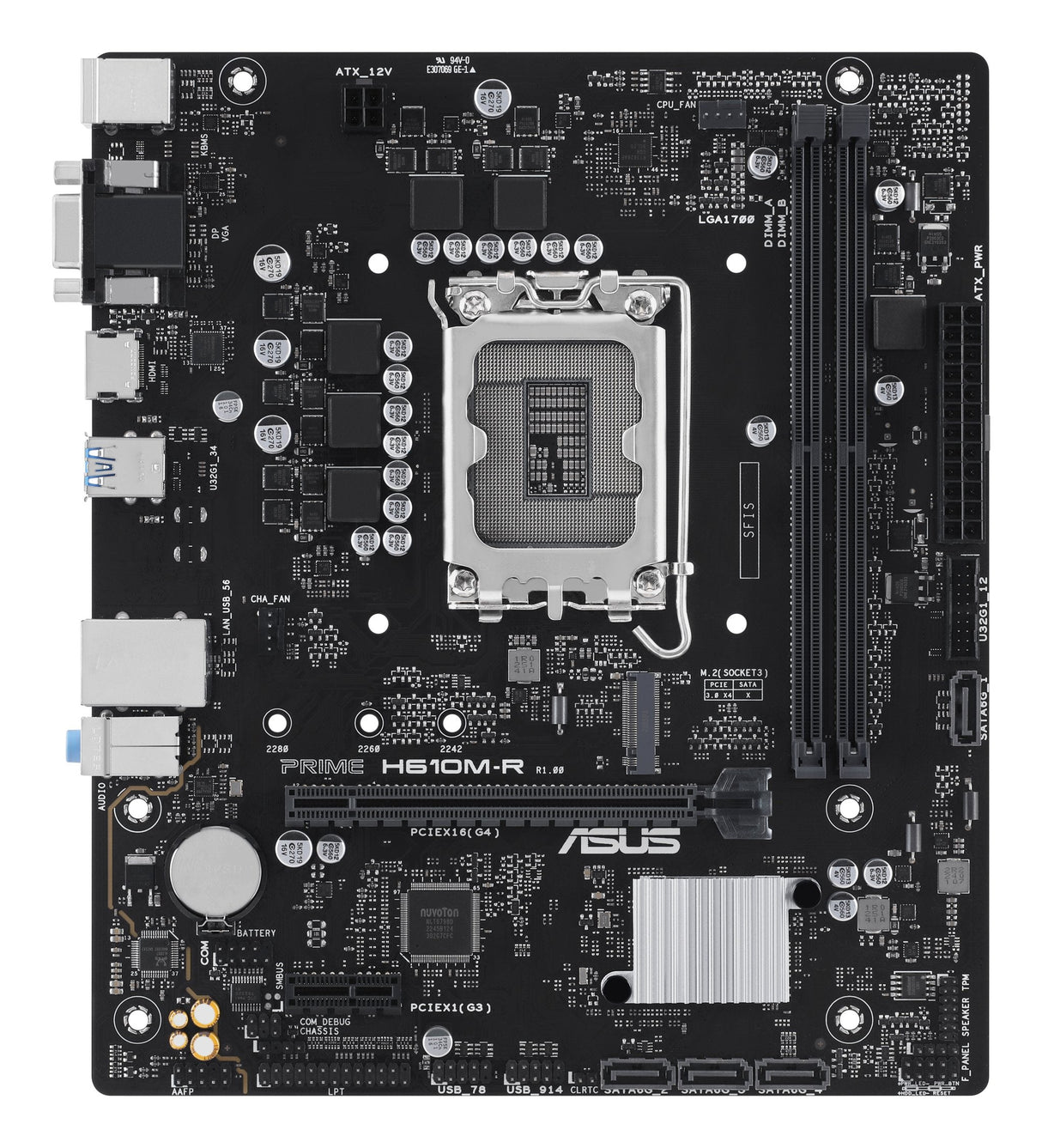 EAN 4711387321515 - ASUS PRIME H610M-R-SI Intel H610 LGA 1700 micro ATX imagen 2