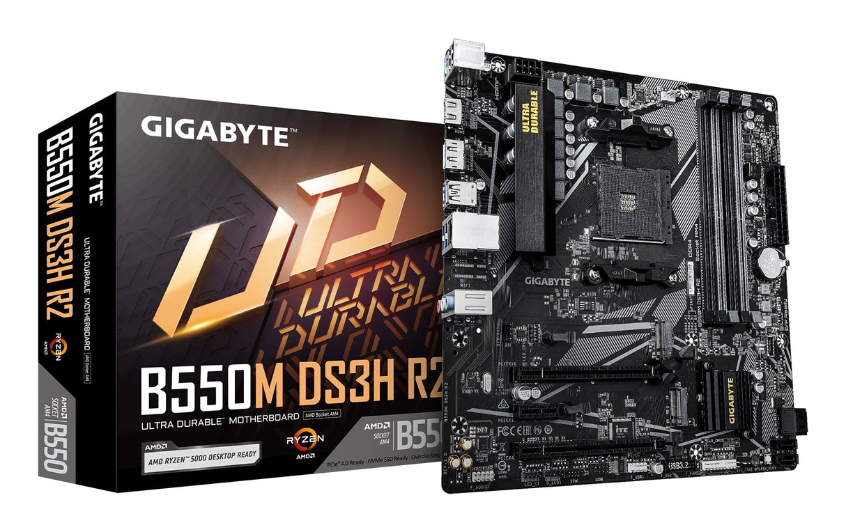 Gigabyte Ga-B550m-Ds3h R2 (Am4) (D)