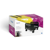 Tooq Soporte De Suelo Con Ruedas Para Cpu De 119-209mm De Ancho - Peso Max 10kg - Negro