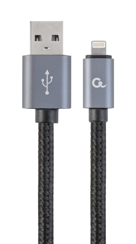 EAN 8716309101097 - Gembird CCB-MUSB2B-AMLM-6 cable de teléfono móvil Negro 1,8 m USB A Lightning imagen 1