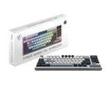 EAN 4711377284134 - MSI FORGE GK600 TKL WIRELESS SKY teclado Juego USB + Bluetooth QWERTY Inglés del Reino Unido Azul, Blanco imagen 5