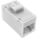 Conector 8pcs. Pack Inline® Keystone Coupler Rj45 F/F, Unshielded, Cat.6a Utp, White