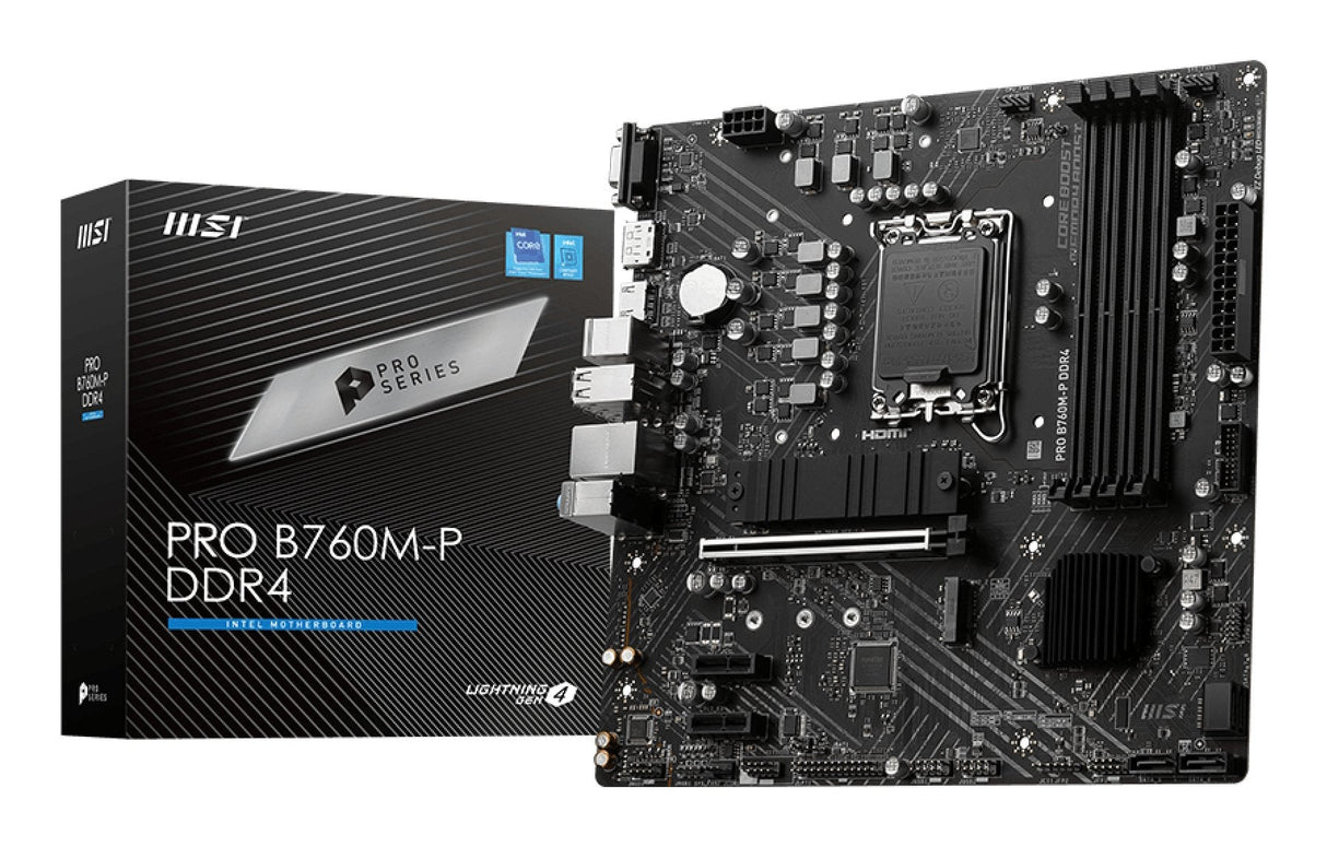 EAN 4711377030991 - MSI PRO B760M-P DDR4 placa base Intel B760 LGA 1700 micro ATX imagen 1