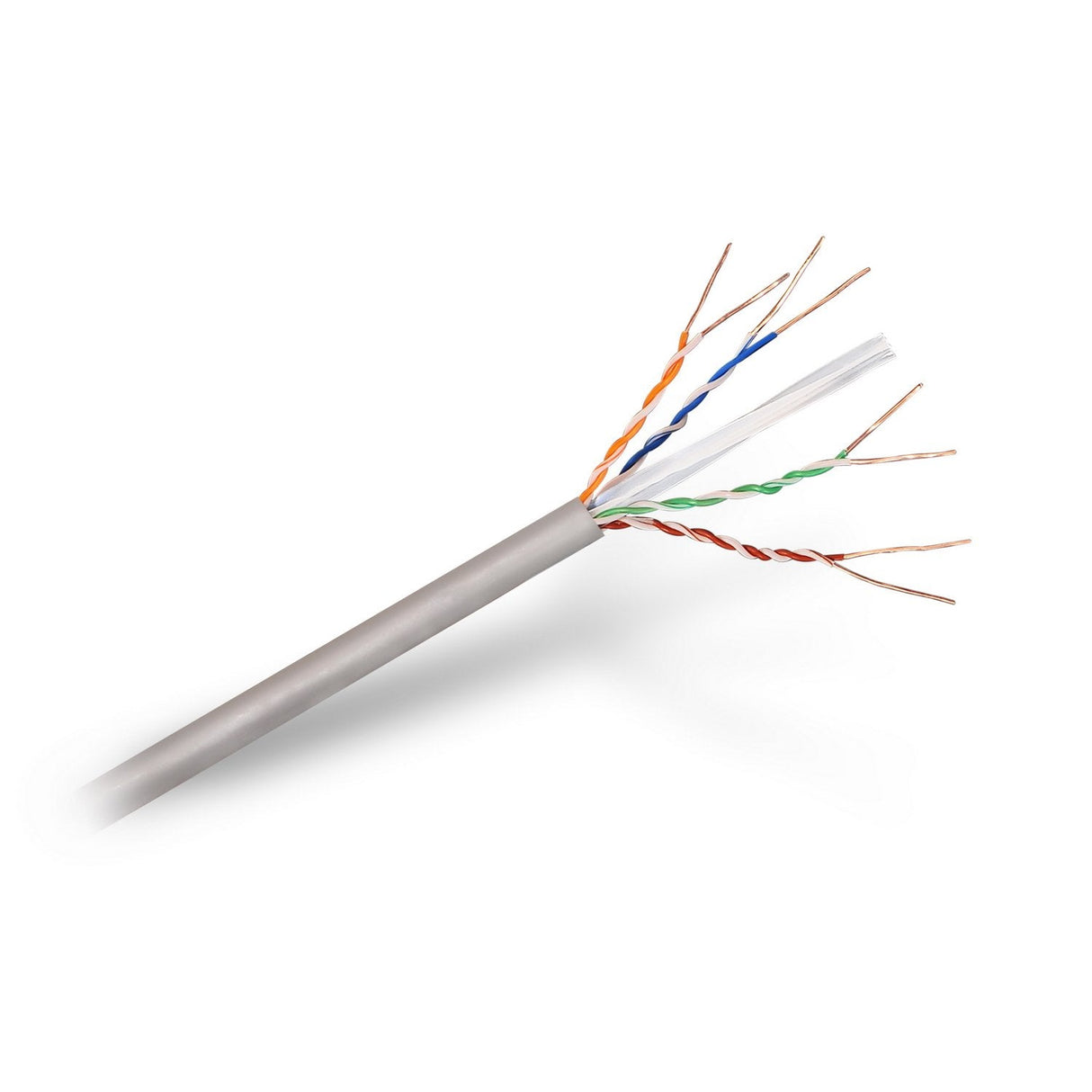 Aisens Bobina Cable Rj45 Cat.6 Utp Rigido Awg24 - 100m 100% Cobre - Gris