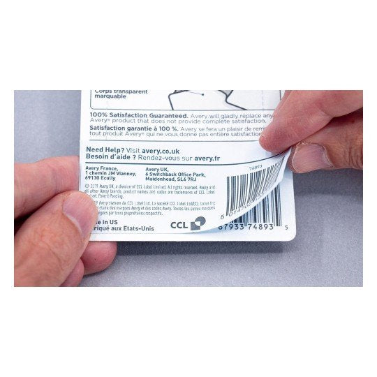 Avery Etiquetas Adhesivas Para Enmascaramiento 99,1x57mm 10 X 25h Láser Blanco