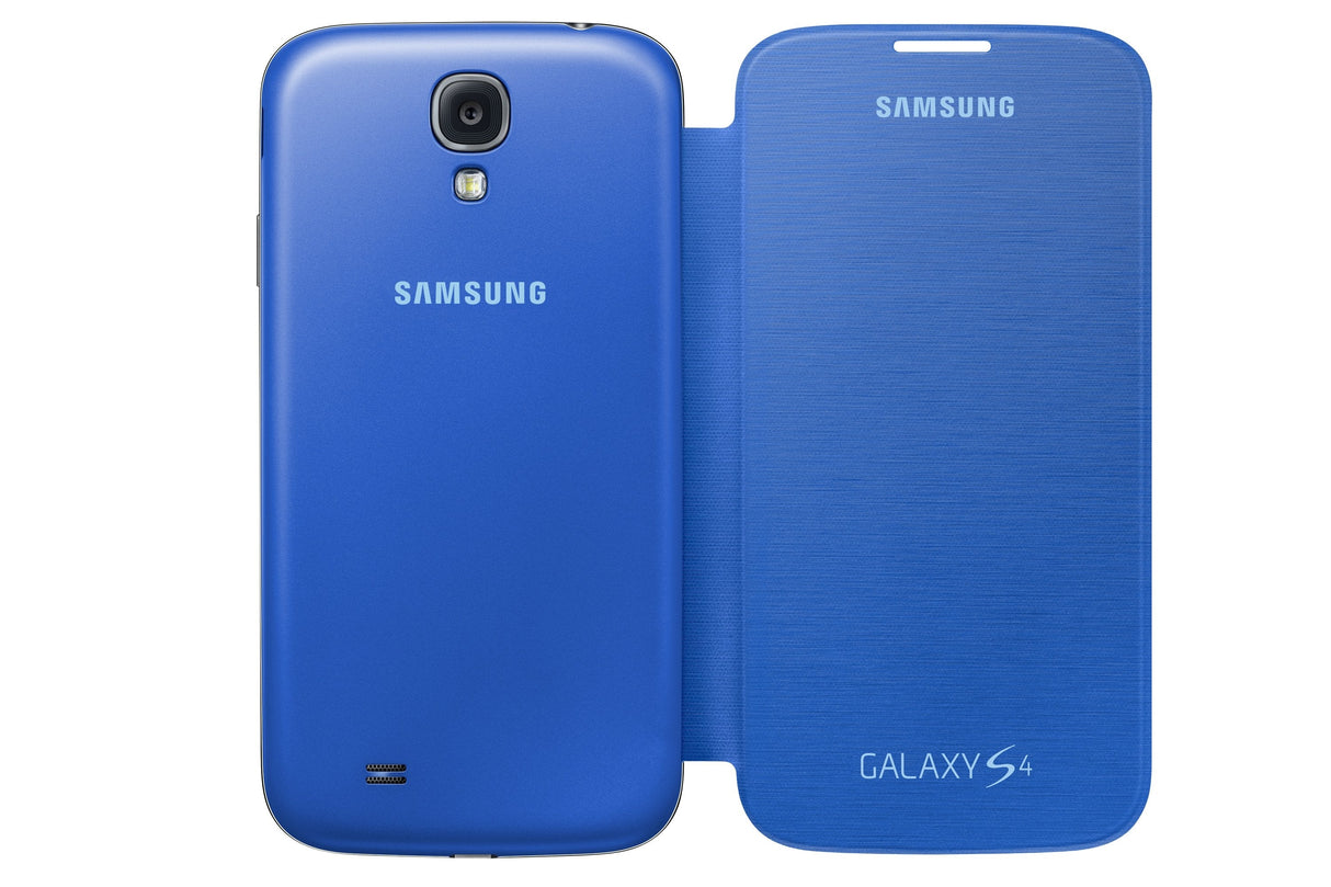 Samsung Flip Cover Funda Samsung Galaxy S4/Con Tapa.Sustituye Tapa Trasera/Marron/Ef-Fi950baegww