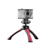 Mantona 21408 Tripode Smartphone/Cámara Digital 3 Pata(S) Negro, Rojo