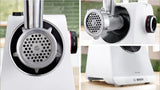 Picadora De Carne Bosch Mfws607w, Power 2100 W, Blanco