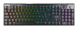 Cherry Xtrfy Mx 10.1 Wireless, Con Cable & Inalámbrico, Usb + Rf Wireless + Bluetooth, Mechanischer Switch, Azerty, Rgb-Led, Negro