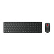 EAN 0195892125273 - Lenovo 4X31S04848 teclado Ratón incluido Oficina RF Wireless + Bluetooth Belga Negro imagen 1