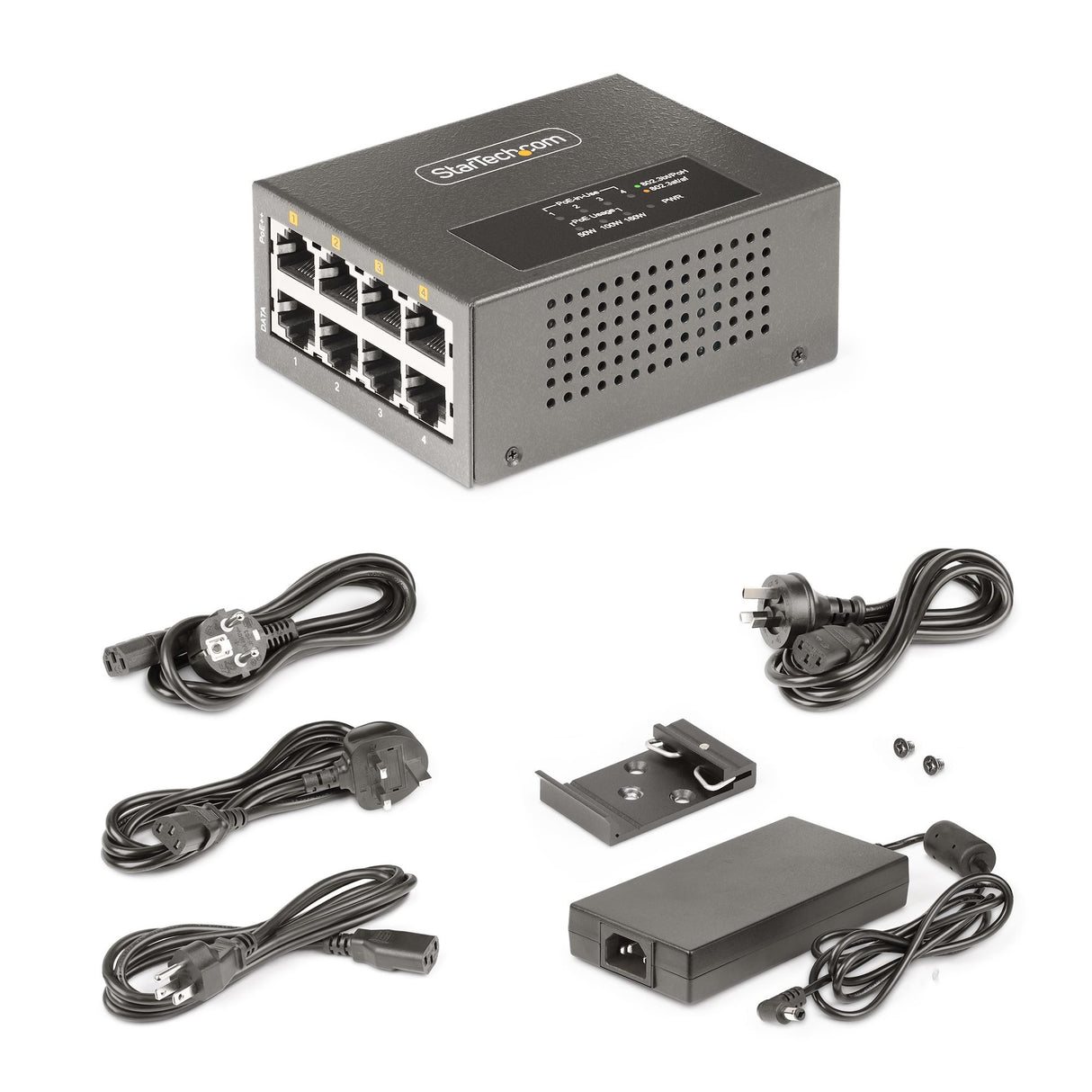 EAN 0065030900928 - StarTech.com AS445C-POE-INJECTOR adaptador e inyector de PoE 2.5 Gigabit Ethernet, 5 Gigabit Ethernet, Et imagen 12