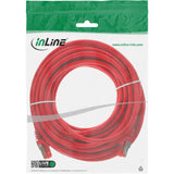 Cable De Red Inline S/Ftp Pimf Cat.6 250mhz Pvc Cca Rojo 10m