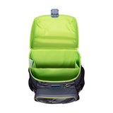 Herlitz Juego De Mochilas Escolares De 4 Piezas, 17 L, Ergonómica,Gris, Verde