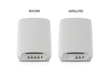EAN 0606449161892 - NETGEAR Orbi RBK763S Tribanda (2,4 GHz/5 GHz/5 GHz) Wi-Fi 6 (802.11ax) Blanco 7 Interno imagen 3
