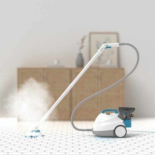 Limpiador  Black & Decker Bhsmp2314-Qs  A Vapor  De Cilindro 1,2 L 2300 W Azul, Blanco