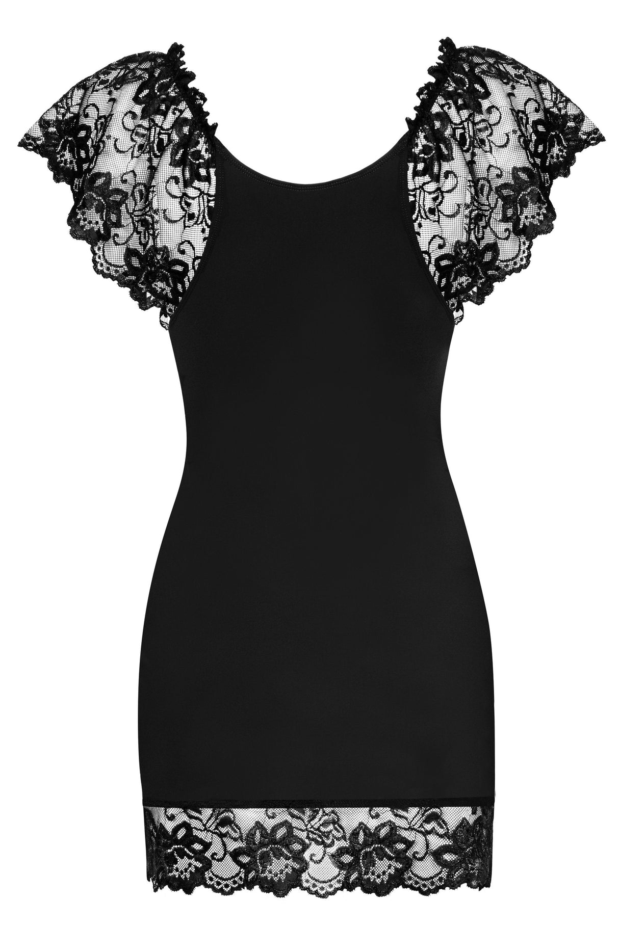 Imperia Chemise Y Tanga Color Negro Talla (Interno):S/M