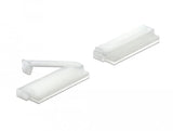Delock Cablehalter Mit Verschlussclip Selbstklebend Natur 10 Stück