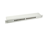 Patch Panel 16 Puertos Categoria 5e Apantallado (Ral7035)