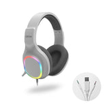 Pack Gaming Krom Kenta Teclado Rgb + Ratón + Alfombrilla + Auriculares Blanco