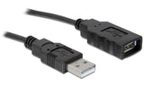 Delock Adaptador Usb 2.0 A Serie Db9 M/M Negro 61460