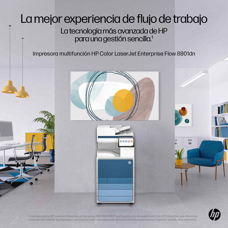 EAN 0198828505774 - HP Clr LaserJet Ent MFP 8801dn Prntr Laser A3 1200 x 1200 DPI 60 ppm Wifi imagen 6