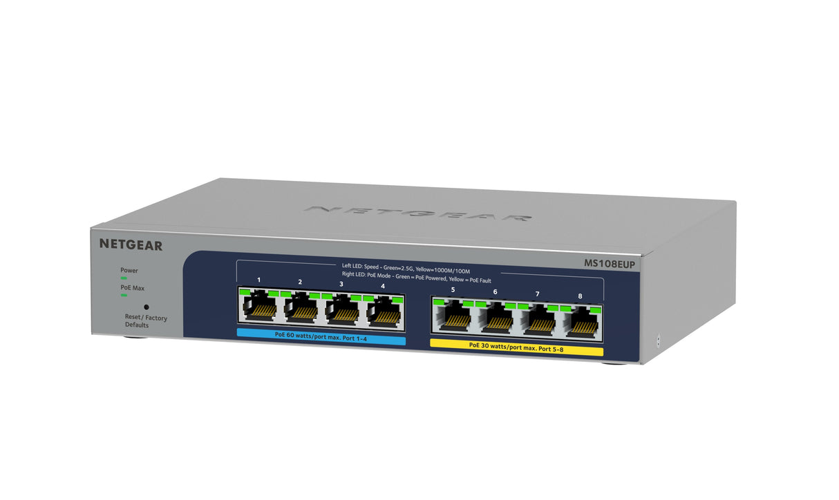 EAN 0606449156980 - NETGEAR 8-port Ultra60 PoE++ Multi-Gigabit (2.5G) Ethernet Plus Switch Gestionado L2/L3 2.5G Ethernet (10 imagen 2