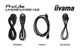 EAN 4948570125623 - iiyama LH6581UHSG-1AG pantalla de señalización Pantalla plana para señalización digital 163,8 cm (64.5")  imagen 12