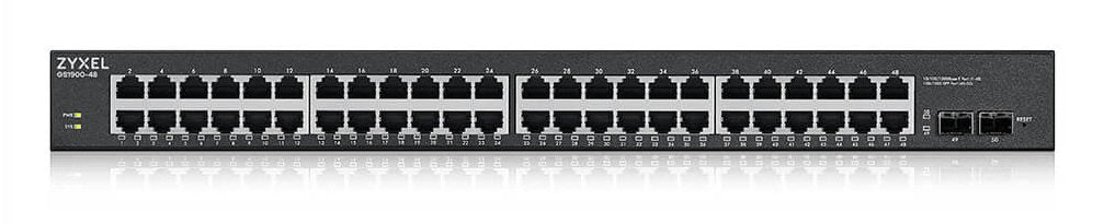 Zyxel Switch 19" 48x Ge Gs1900-48hp V2 48 Port Gbe L2 Poe