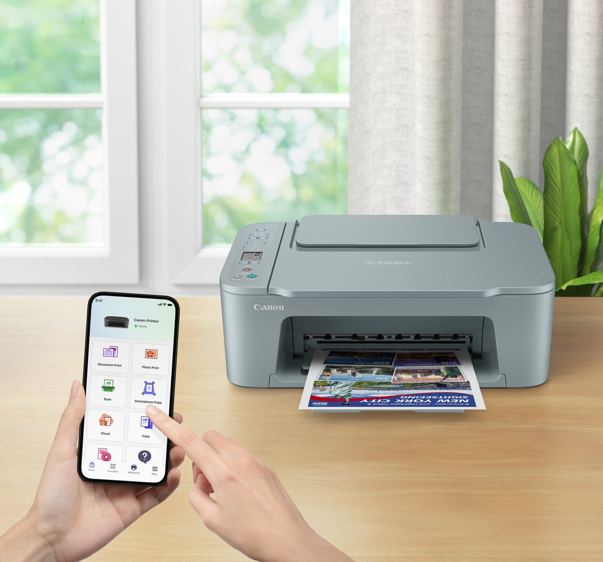 Multifuncion Canon Ts3752i Pixma A4 Wifi Azul