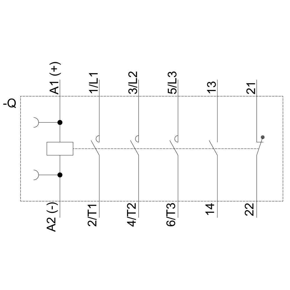 Siemens 3rt20261bb40 Schtz Ac-3 11kw 400v 1s+1 24vdc 3p S0