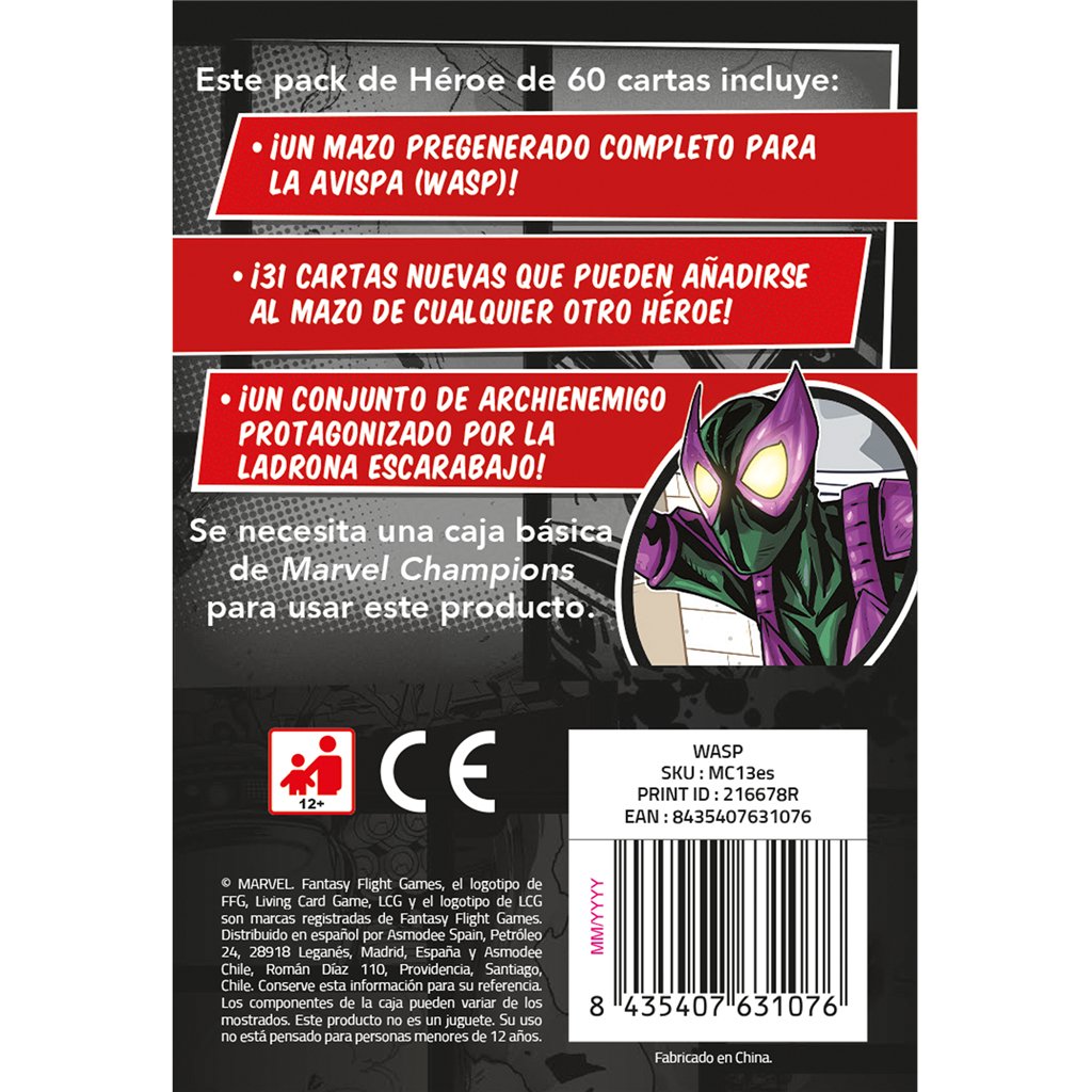 EAN 8435407631076 - Asmodee Wasp 90 min Juego De Cartas imagen 2