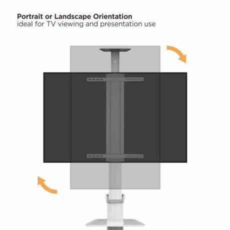 EAN 8059018362176 - Techly ICA-TR48W mueble y soporte para dispositivo multimedia Blanco Panel plano Carro multimedia imagen 10