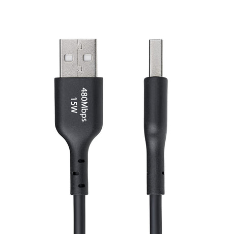 EAN 65030922456 - StarTech.com USB2AC15CMBK cable USB USB 2.0 0,15 m USB A USB C Negro imagen 2