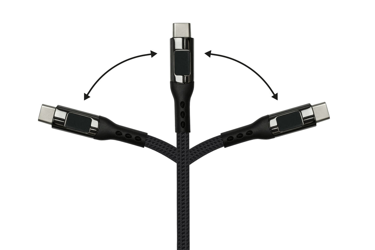 EAN 4014619881468 - Alcasa 2213-D010S cable USB USB 2.0 1 m USB C Grafito imagen 4