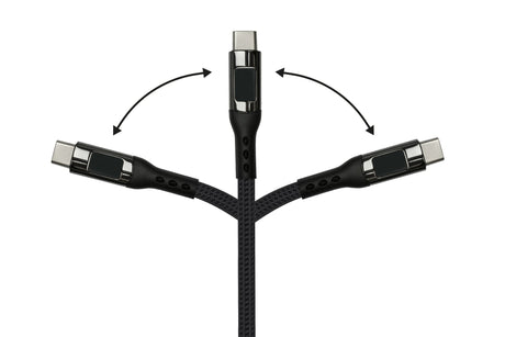 EAN 4014619881468 - Alcasa 2213-D010S cable USB USB 2.0 1 m USB C Grafito imagen 4