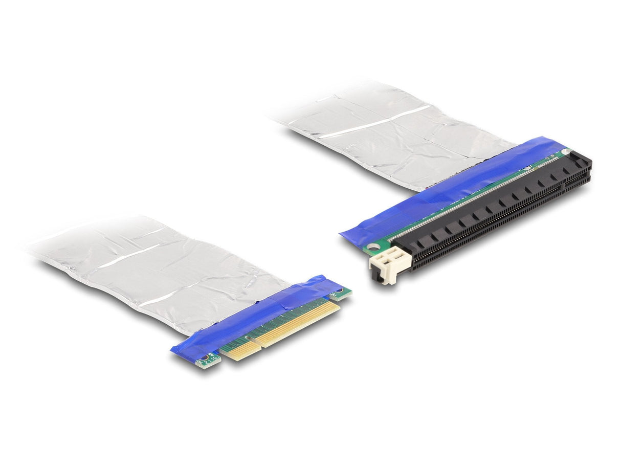 Delock 88046 Tarjeta Elevadora Pci Express X8 Macho A Ranura X16 Con Cable 20 Cm