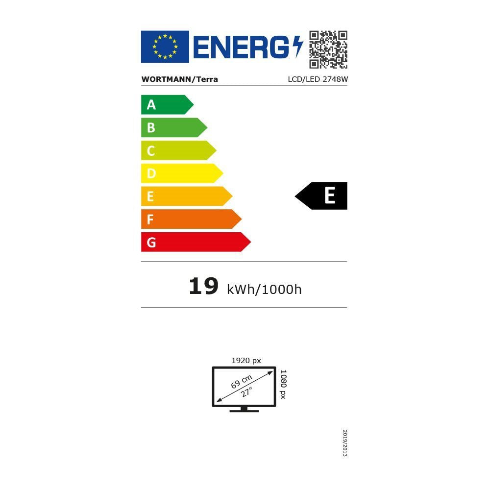 EAN 4039407077687 - TERRA 3030227 pantalla para PC 68,6 cm (27") 1920 x 1080 Pixeles Full HD LED Negro imagen 8